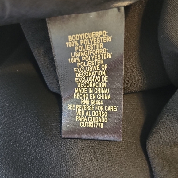 Sandra Darren Elegant Black Midi Dress - Picture 12 of 13